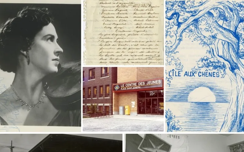 Collage de photos du Fonds Carrefour francophone 